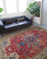 old rug, antique rug, Turkish rug, Portland, Oregon, rug store, rug shop, local shop, bright colors, wild shaman, large rug, area rug, red rug, bold color, burgundy, dark red
