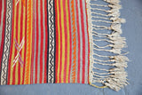 Old Anatolian Cicim Kilim 3.5ftx6.3ft