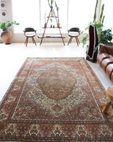 old rug, antique rug, earthy colors, faded colors, Turkish rug, vintage rug, soft rug, Portland, Oregon, rug store, rug shop, local shop, pile rug, ottoman rug, oriental rug, floral rug