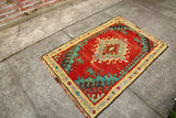 Vintage Oushak Kilim