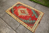 Vintage Oushak Kilim