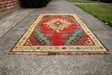 Vintage Oushak Kilim