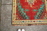 Vintage Oushak Kilim