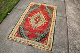 Vintage Oushak Kilim