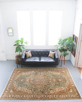 pile rug, turkish rug, vintage rug, portland, rug shop, wild shaman, area rug, worn out rug, earthy rug,