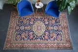 old rug, antique rug, Turkish rug, Portland, Oregon, rug store, rug shop, local shop, bright colors, wild shaman, large rug, area rug, red rug, bold color, dark navy