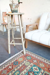 Vintage Anatolian Kilim 3ftx5ft