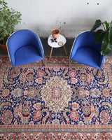 old rug, antique rug, Turkish rug, Portland, Oregon, rug store, rug shop, local shop, bright colors, wild shaman, large rug, area rug, red rug, bold color, dark navy