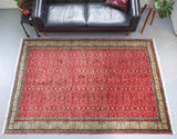 old rug, antique rug, Turkish rug, Portland, Oregon, rug store, rug shop, local shop, bright colors, wild shaman, large rug, area rug, red rug, bold color, burgundy, dark red