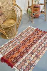 Old Sivas Cicim Seccade kilim 3.3ftx5ft