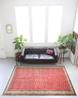 old rug, antique rug, Turkish rug, Portland, Oregon, rug store, rug shop, local shop, bright colors, wild shaman, large rug, area rug, red rug, bold color, burgundy, dark red