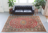 old rug, antique rug, Turkish rug, Portland, Oregon, rug store, rug shop, local shop, bright colors, wild shaman, large rug, area rug, red rug, bold color, burgundy, dark red