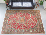 old rug, antique rug, Turkish rug, Portland, Oregon, rug store, rug shop, local shop, bright colors, wild shaman, large rug, area rug, red rug, bold color, burgundy, dark red