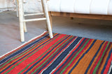 Old Anatolian Kilim 5ftx5.5ft