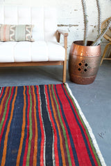 Old Anatolian Kilim 5ftx5.5ft