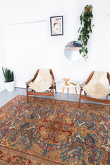 old rug, antique rug, Turkish rug, Portland, Oregon, rug store, rug shop, local shop, bright colors, wild shaman, large rug, area rug, red rug, bold color, peach, petrol blue, bright color