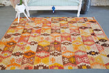 Old Denizli Tavas Kilim 5.6ftx7.9ft