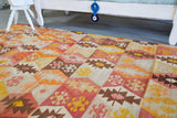 Old Denizli Tavas Kilim 5.6ftx7.9ft