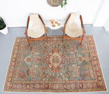 floral rug, pile rug, turkish rug, vintage rug, portland, rug shop, wild shaman, area rug, worn out rug, earthy rug