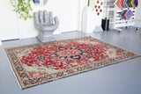 Old Eastern Sumac Kilim 6.7ftx9.4ft