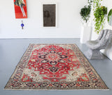 Old Eastern Sumac Kilim 6.7ftx9.4ft