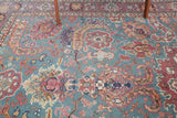 floral rug, pile rug, turkish rug, vintage rug, portland, rug shop, wild shaman, area rug, worn out rug, earthy rug
