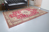 old rug, antique rug, Turkish rug, Portland, Oregon, rug store, rug shop, local shop, bright colors, wild shaman, large rug, area rug, red rug, bold color, burgundy, dark red