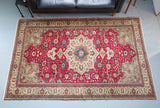 old rug, antique rug, Turkish rug, Portland, Oregon, rug store, rug shop, local shop, bright colors, wild shaman, large rug, area rug, red rug, bold color, burgundy, dark red