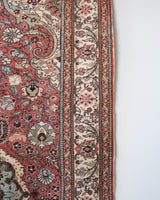 old rug, antique rug, earthy colors, faded colors, Turkish rug, vintage rug, soft rug, Portland, Oregon, rug store, rug shop, local shop, pile rug, ottoman rug, oriental rug, floral rug