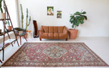 old rug, antique rug, earthy colors, faded colors, Turkish rug, vintage rug, soft rug, Portland, Oregon, rug store, rug shop, local shop, pile rug, ottoman rug, oriental rug, floral rug