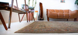 old rug, antique rug, earthy colors, faded colors, Turkish rug, vintage rug, soft rug, Portland, Oregon, rug store, rug shop, local shop, pile rug, ottoman rug, oriental rug, floral rug
