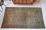 old rug, antique rug, earthy colors, faded colors, Turkish rug, vintage rug, soft rug, Portland, Oregon, rug store, rug shop, local shop, pile rug, ottoman rug, oriental rug, floral rug
