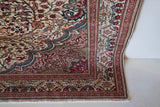 old rug, antique rug, earthy colors, faded colors, Turkish rug, vintage rug, soft rug, Portland, Oregon, rug store, rug shop, local shop, pile rug, ottoman rug, oriental rug, floral rug