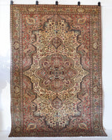 old rug, antique rug, earthy colors, faded colors, Turkish rug, vintage rug, soft rug, Portland, Oregon, rug store, rug shop, local shop, pile rug, ottoman rug, oriental rug, floral rug