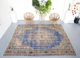 Vintage Isparta Rug 7.7ftx10.4ft