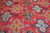 old rug, antique rug, earthy colors, faded colors, Turkish rug, vintage rug, flat weave, kilim rug, large area rug, square rug, Wild Shaman, Portland, Oregon, rug store, rug shop, local shop