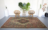 Vintage Turkish Isparta Rug 6'7" x 9'7"
