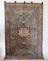 old rug, antique rug, earthy colors, faded colors, Turkish rug, vintage rug, soft rug, Portland, Oregon, rug store, rug shop, local shop, pile rug, ottoman rug, oriental rug, floral rug