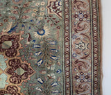 old rug, antique rug, earthy colors, faded colors, Turkish rug, vintage rug, soft rug, Portland, Oregon, rug store, rug shop, local shop, pile rug, ottoman rug, oriental rug, floral rug
