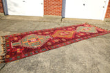 Vintage Kars Kilim 4.11x13.8ft