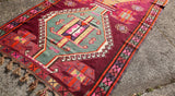 Vintage Kars Kilim 4.11x13.8ft