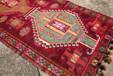 Vintage Kars Kilim 4.11x13.8ft