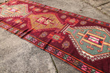 Vintage Kars Kilim 4.11x13.8ft