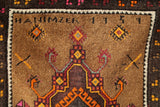 Old Kars Rug Runner 3.9ftx12ft