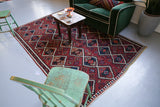 Old Van Kilim Rug 5.5ftx8ft
