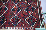Old Van Kilim Rug 5.5ftx8ft