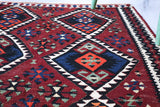 Old Van Kilim Rug 5.5ftx8ft