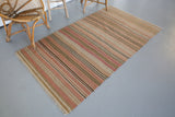 Vintage Anatolian Kilim 3.7ftx6.7ft