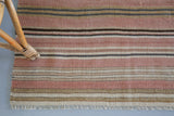 Vintage Anatolian Kilim 3.7ftx6.7ft