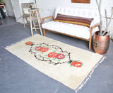 Old Anatolian Tulu Rug 3.6ftx7.4ft
